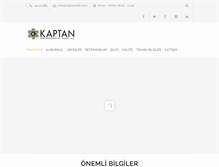 Tablet Screenshot of kaptancelik.com
